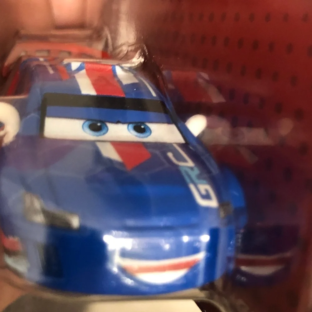 Pixar Cars Raoul Caroule Toy Car - Blue and Red